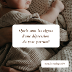 signes dépression post-partum